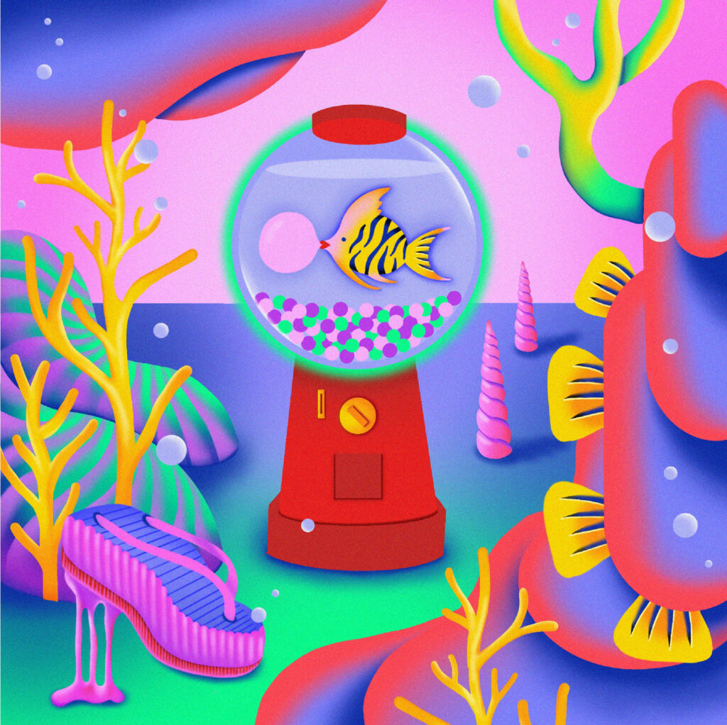 ilustración acuática